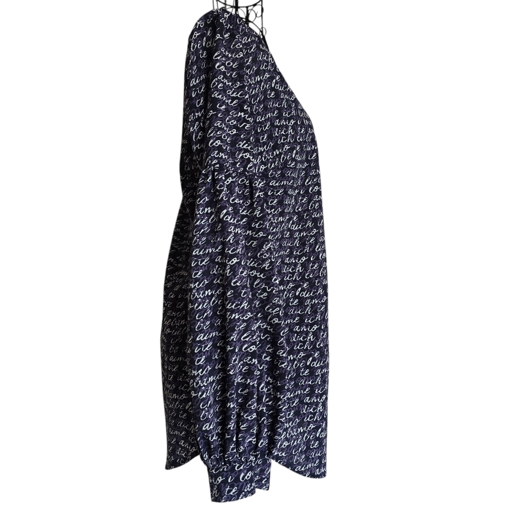🍁CABI Te Amo Navy Blouse #5336 Love Top, Size XS - Picture 5 of 8